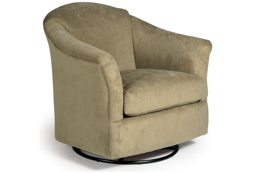 Best Home Furnishings Swivel Glide Chairs DARBY Darby Swivel Glider Chair |  Best Home Furnishings | Upholstered Chairs