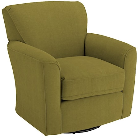 Kaylee Swivel Barrel Arm Chair