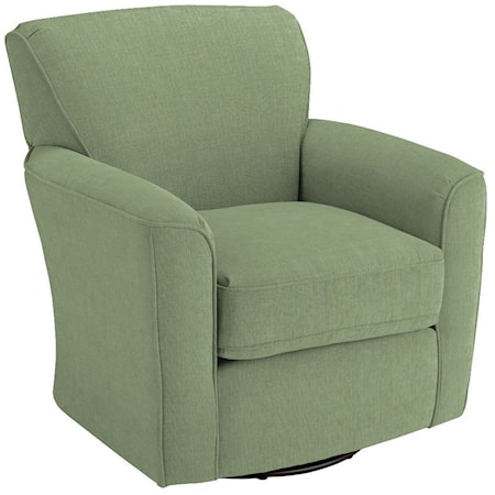 Kaylee Swivel Barrel Arm Chair