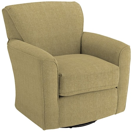 Kaylee Swivel Barrel Arm Chair