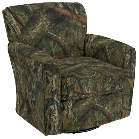 Kaylee Swivel Barrel Chair