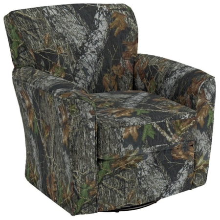 Kaylee Swivel Barrel Chair