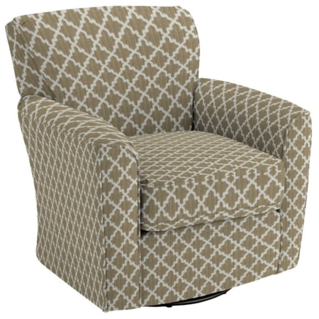 Kaylee Swivel Barrel Chair