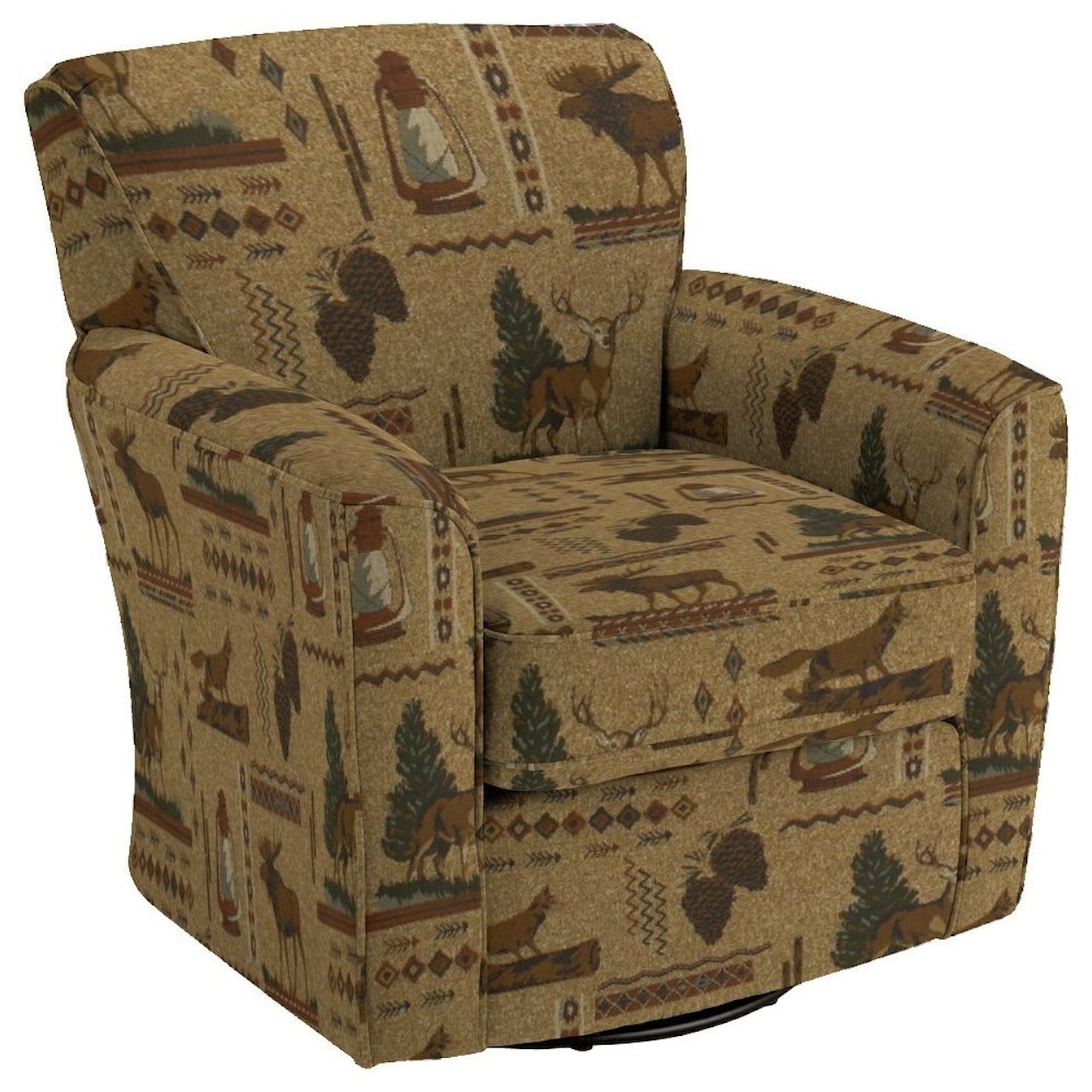 Best Home Furnishings Kaylee Kaylee Swivel Barrel Chair