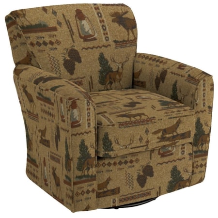 Kaylee Swivel Barrel Chair