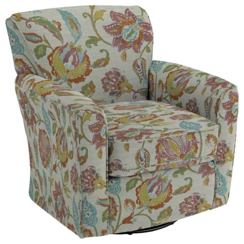 Kaylee Swivel Barrel Arm Chair