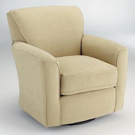 Kaylee Swivel Barrel Arm Chair