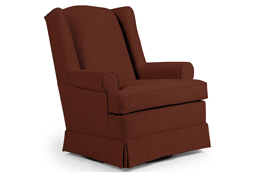 Swivel Glide Chairs Roni Swivel Glider Chair by Best Home Furnishings at Conlin's Furniture