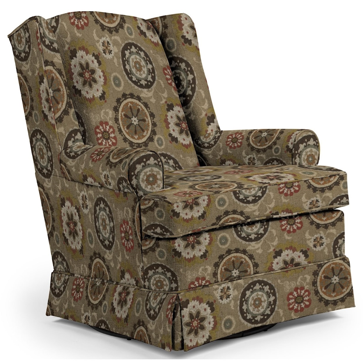 Best Home Furnishings Swivel Glide Chairs Roni Swivel Glider Chair