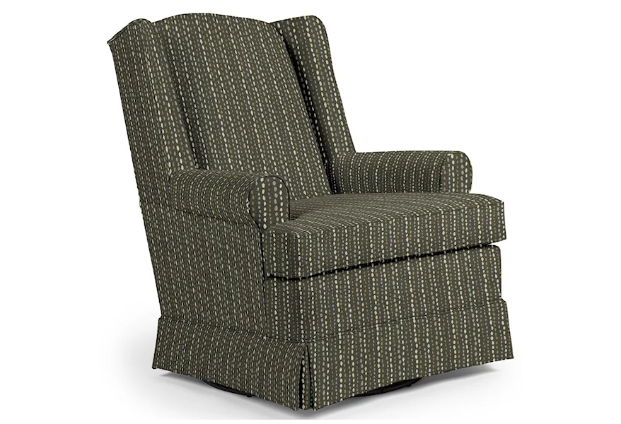 Swivel Glide Chairs Roni Swivel Glider Chair by Bravo Furniture at Bennett's Furniture and Mattresses