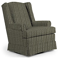 Roni Skirted Swivel Glider Chair