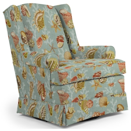 Roni Swivel Glider Chair