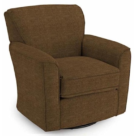 Kaylee Swivel Barrel Arm Chair