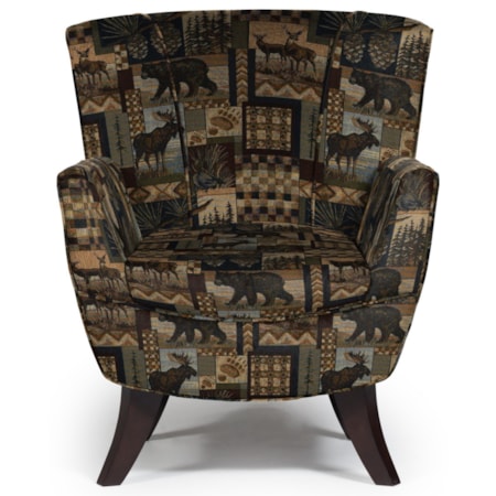 Bethany Flared-Back Club Chair