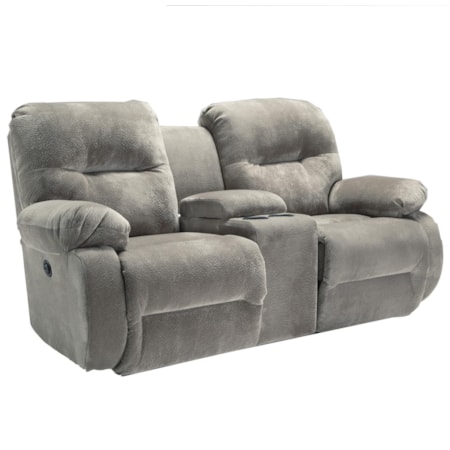 Rocker Console Loveseat with Tufting