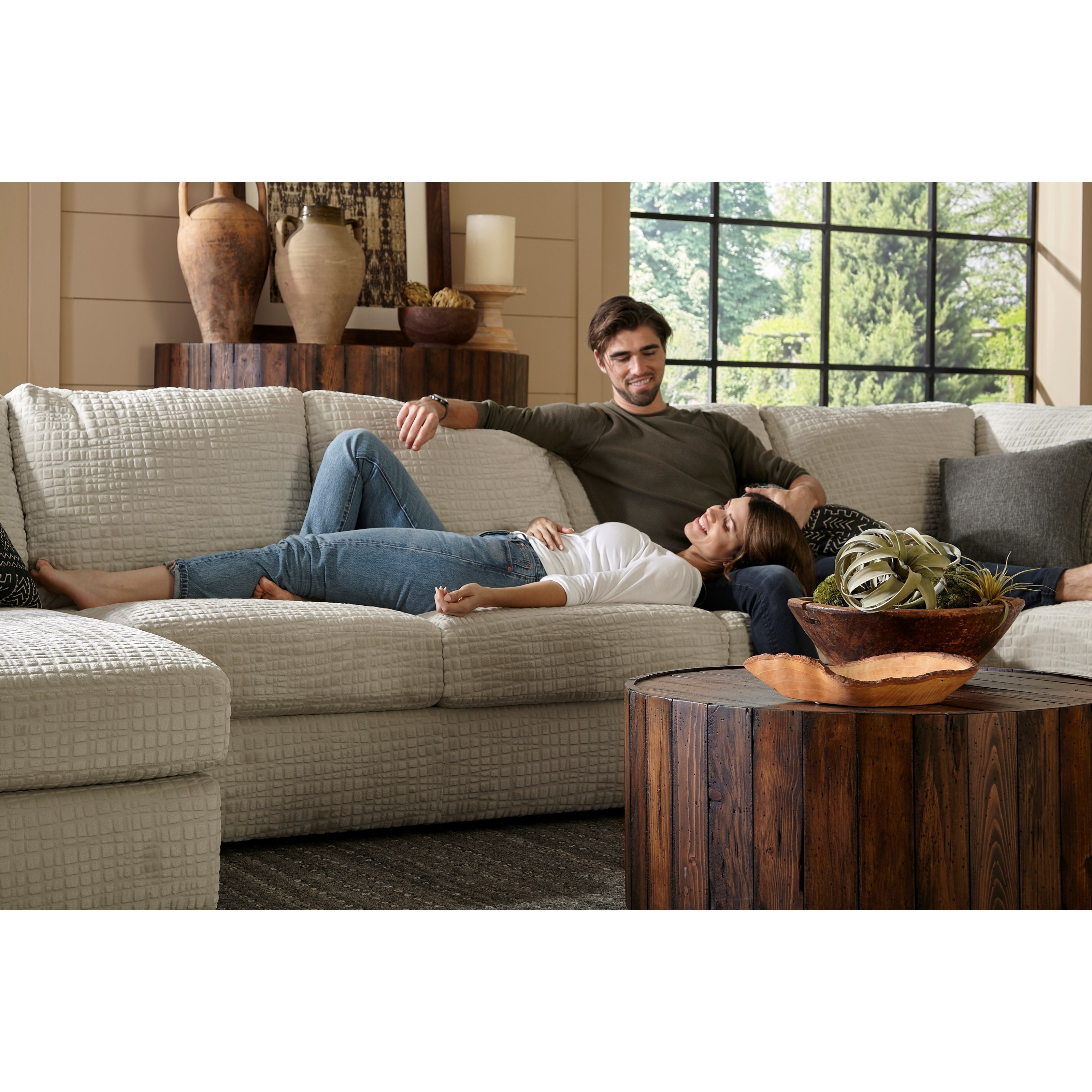 Best Denim Sectional Sofa Sectional Sofas