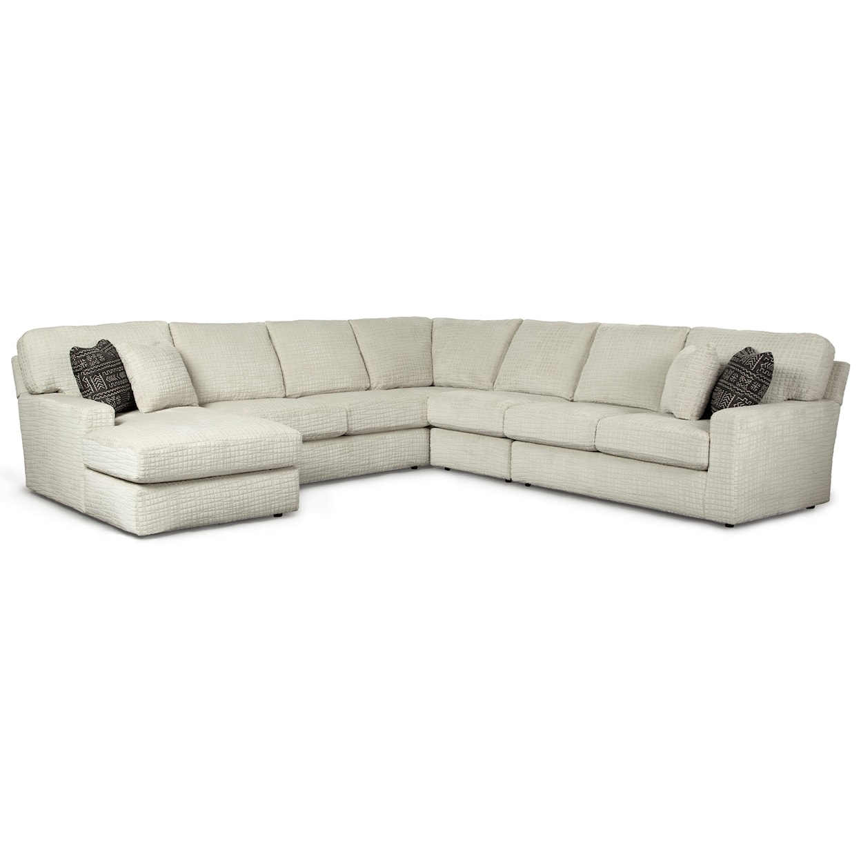 Best Home Furnishings Dovely 5 Pc Sectional Sofa w/ LAF Chaise