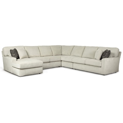 Best Home Furnishings Dovely 5 Pc Sectional Sofa w/ LAF Chaise