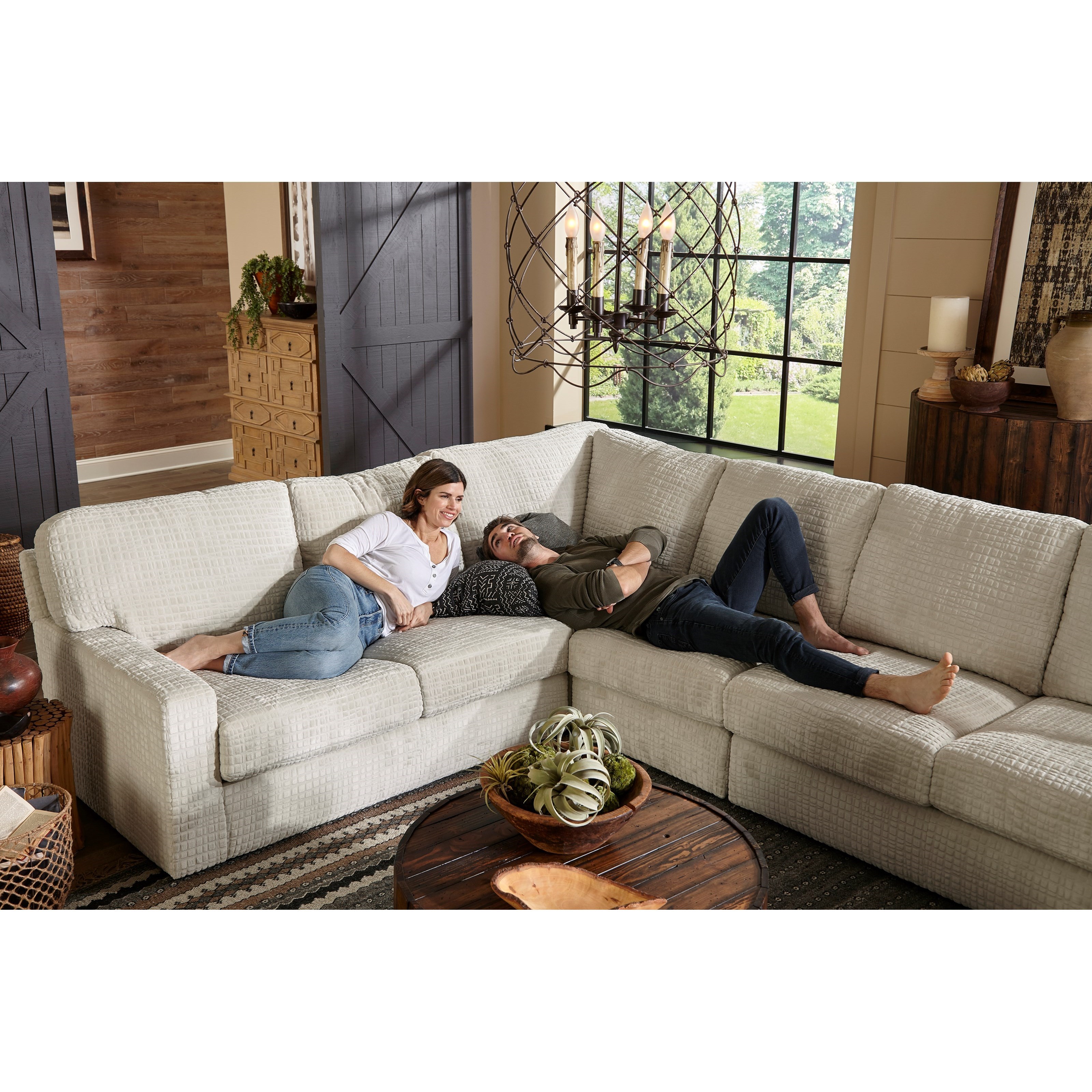 Best Denim Sectional Sofa Sectional Sofas