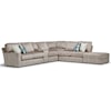 Best Home Furnishings Dovely 5-Seat Sofa w/ Wireless Charge & RAF Ottoman