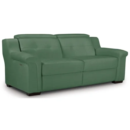 Power Reclining Sofa with Adjustable Headrest