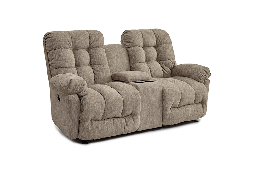 Everlasting Space Saver Reclining Love w/ Console by Best Home Furnishings at Baer's Furniture