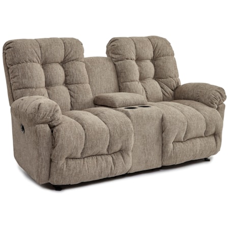 Power Wall Reclining Loveseat w/ Console