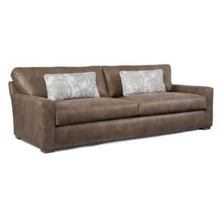Contemporary Sofa with Deep Seats