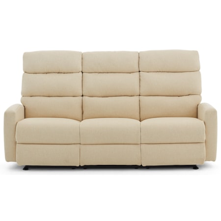 80 Inch Power Reclining Wall Saver Sofa