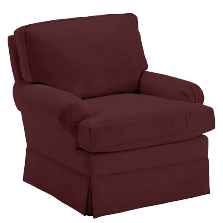 Kamilla Swivel Glider with Skirted Base