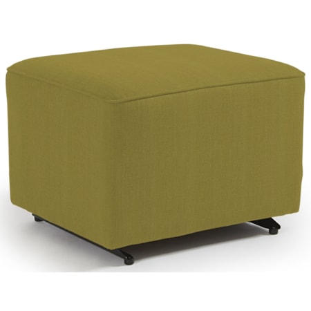 Ottoman W/ Glider Base