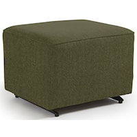 Ottoman with Glider Base