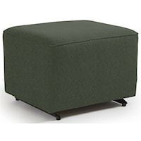 Ottoman with Glider Base