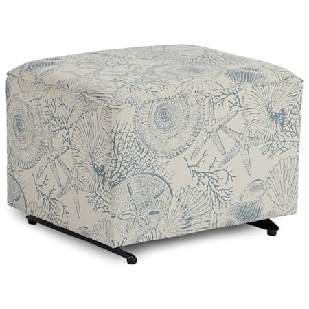 Ottoman with Glider Base