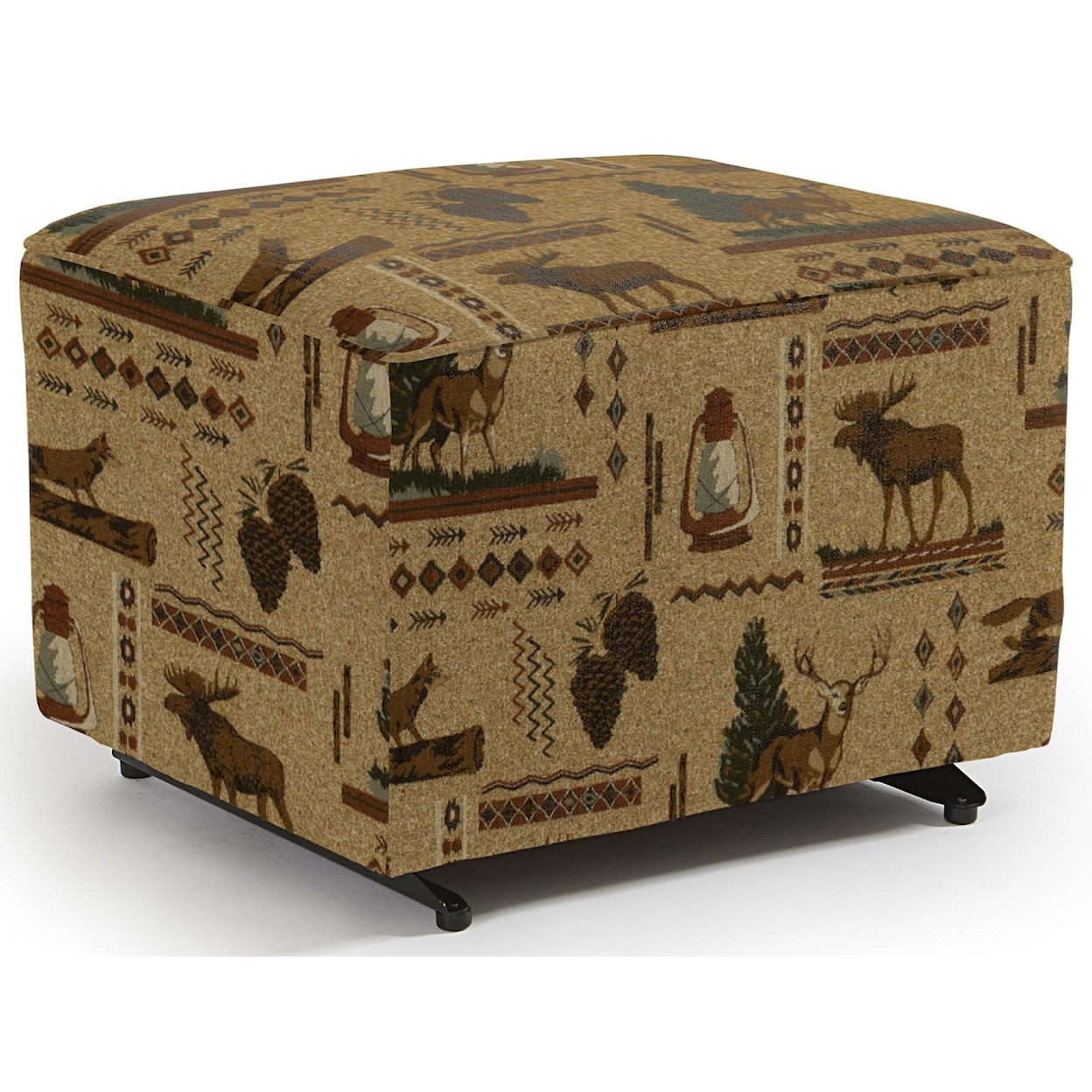 Best Home Furnishings Kacey Ottoman W/ Glider Base