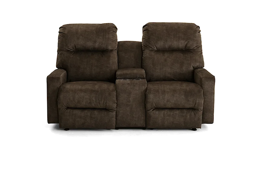 Kenley Power Reclining Rocker Console Loveseat by Best Home Furnishings at Saugerties Furniture Mart