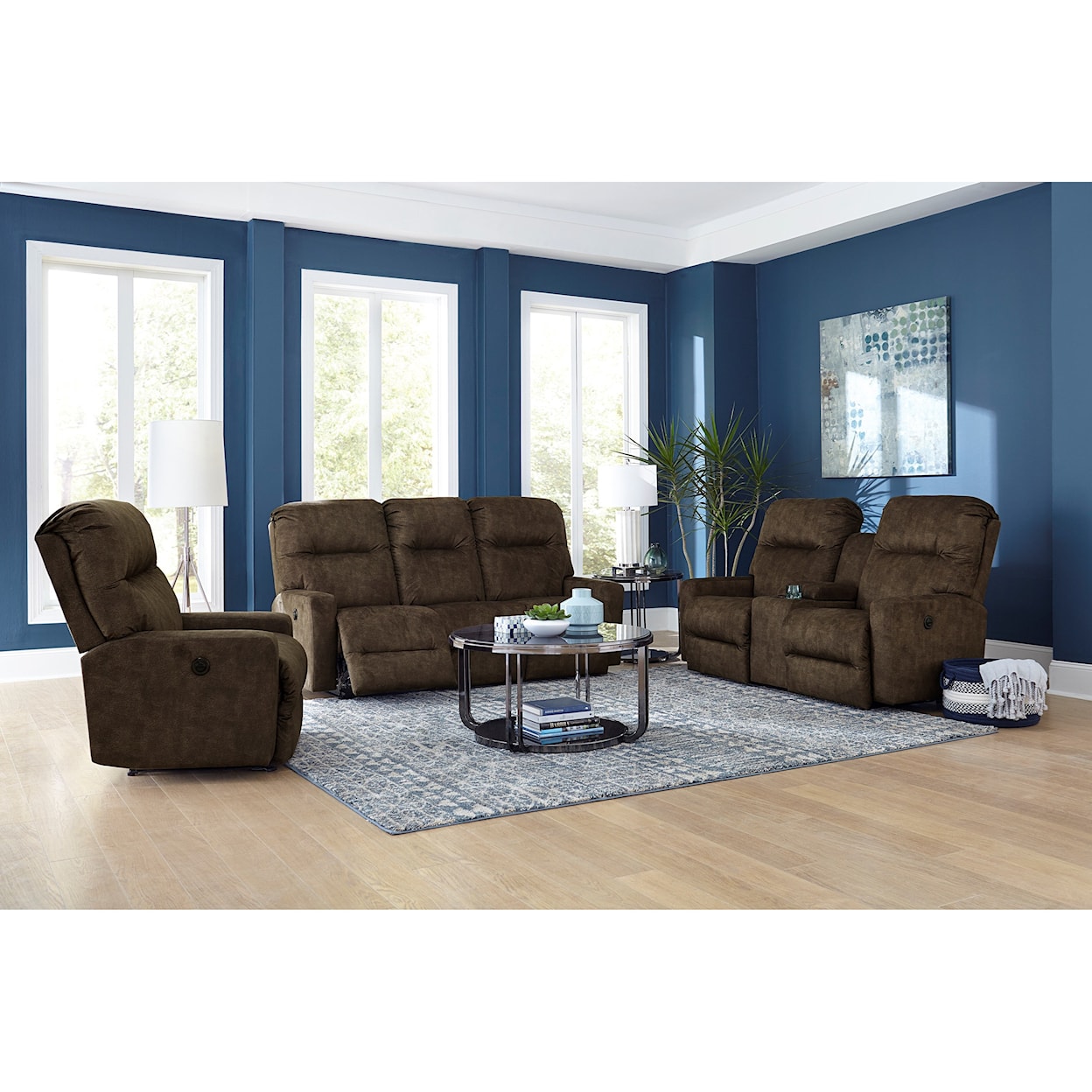 Best Home Furnishings Kenley Power Reclining Living Room Group