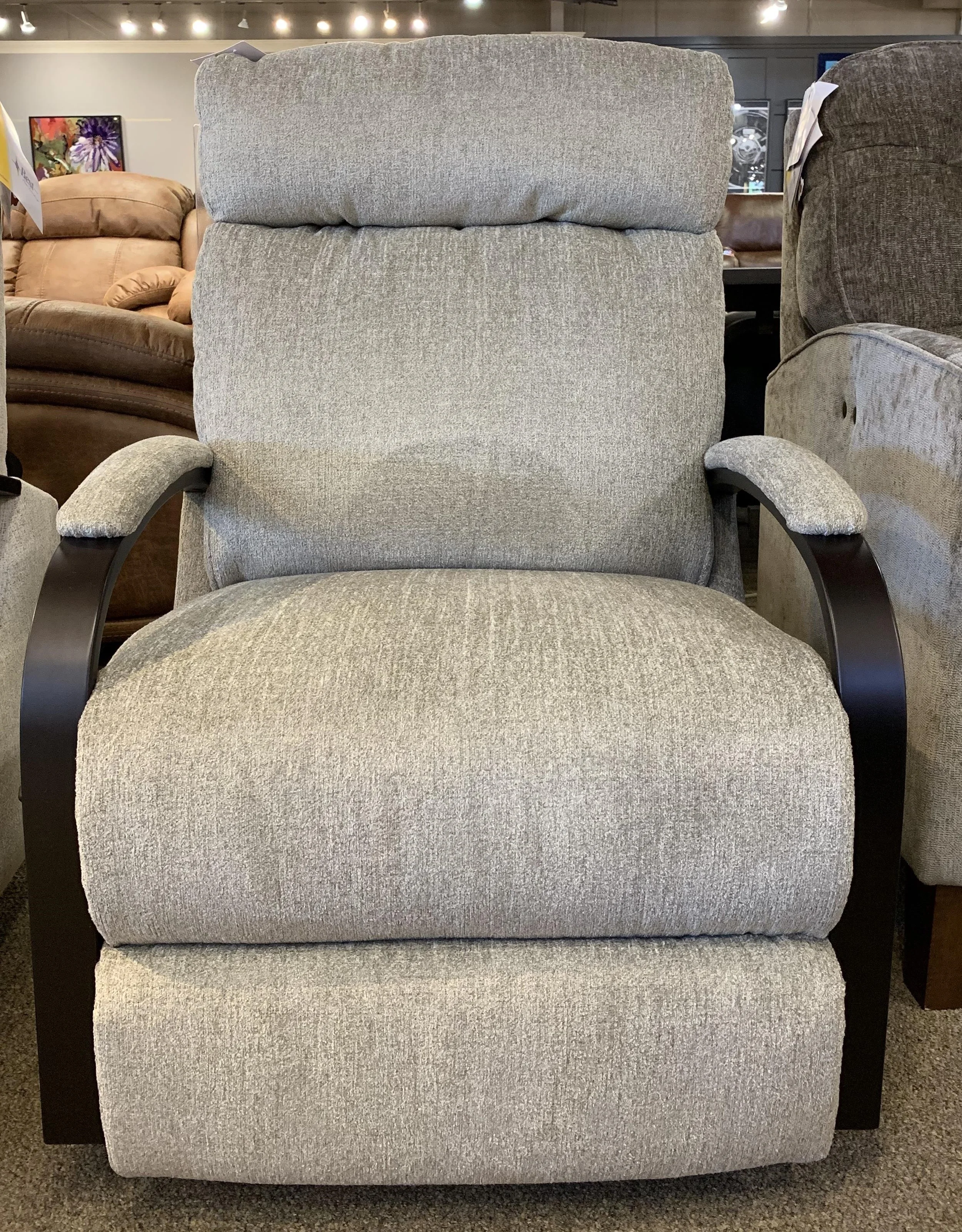 Best Home Furnishings Q7N67EA Rocker Recliner with Exposed Wood