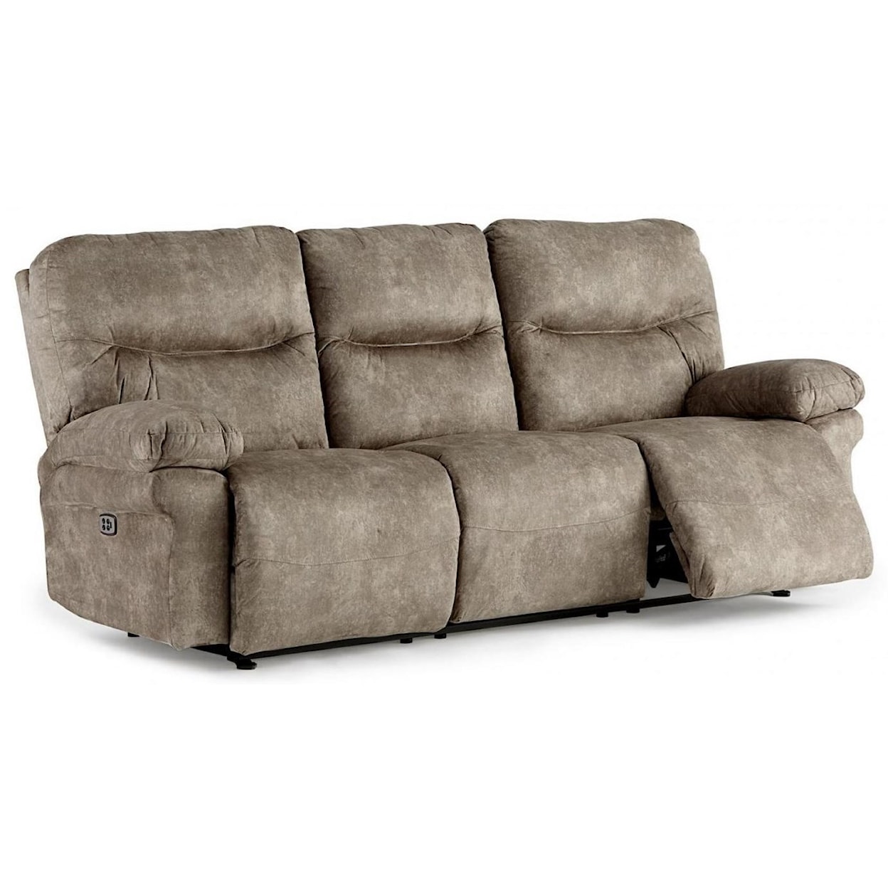 Bravo Furniture Leya Manual Space Saver Reclining Sofa