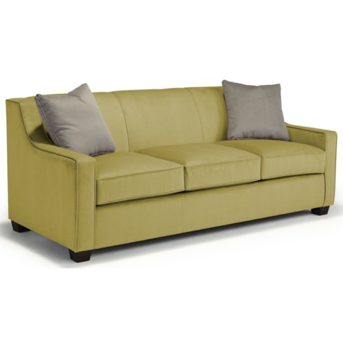 Queen-Sized Sleeper with Toss Pillows