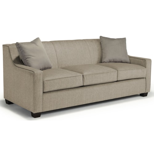 Queen-Sized Sleeper with Toss Pillows