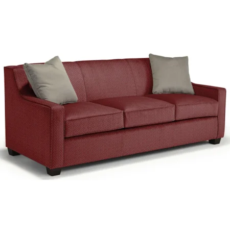 Queen-Sized Air Dream Sleeper with Toss Pillows