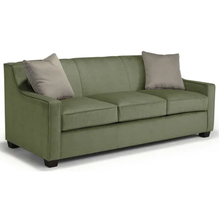 Queen-Sized Air Dream Sleeper with Toss Pillows