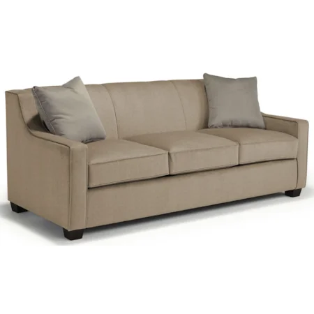 Queen-Sized Air Dream Sleeper with Toss Pillows