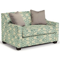 Twin-Size Air Dream Sleeper Chair with Toss Pillows