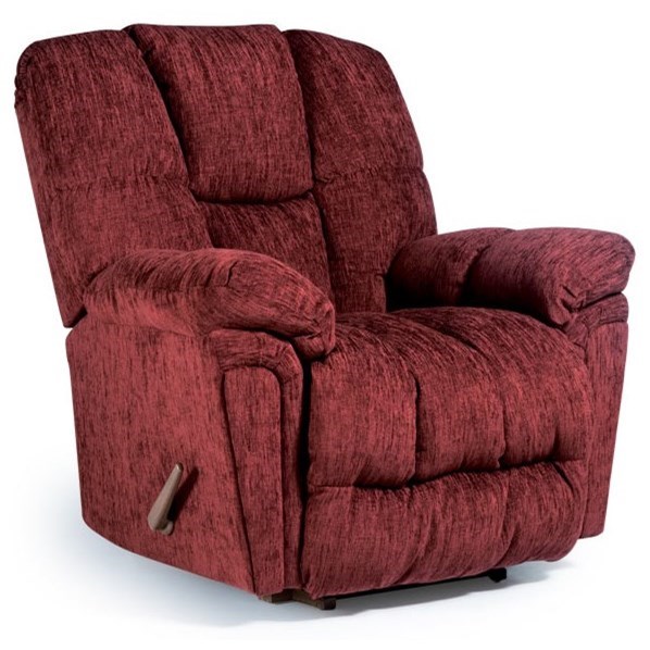 Red shop rocker recliner