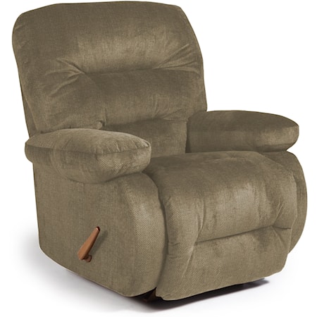 Maddox Rocker Recliner with Line-Tufted Back