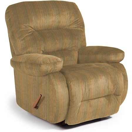 Maddox Rocker Recliner with Line-Tufted Back