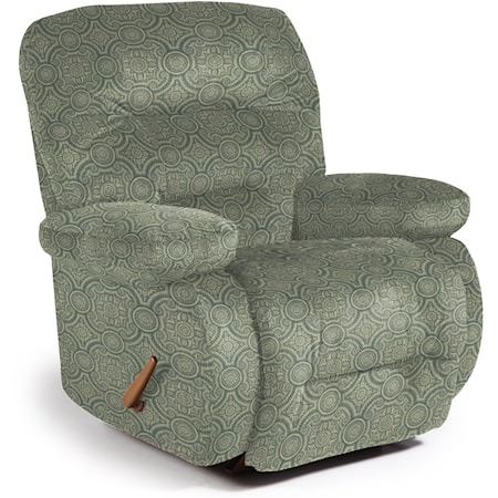 Maddox Rocker Recliner with Line-Tufted Back