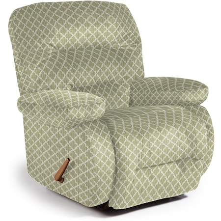 Maddox Rocker Recliner with Line-Tufted Back